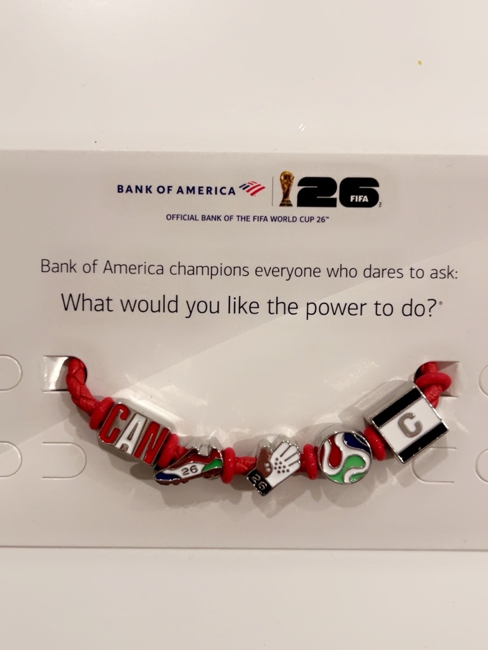 Bank of America FIFA 26 Bracelet - Canada 🇨🇦